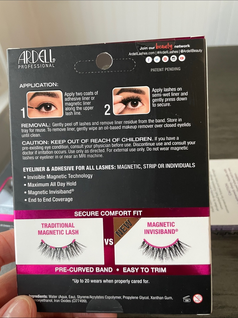 BNIP Ardell Magnetic MegaHold Liner & Lash Duo - 2 Sets - Picture 6 of 6